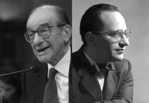Der eine machtbesessen, der andere wahrheitsliebend - Leben und Karriere von Alan Greenspan und Murray N. Rothbard
